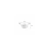 Bol micro-ondable 370 ml blanc - par 100