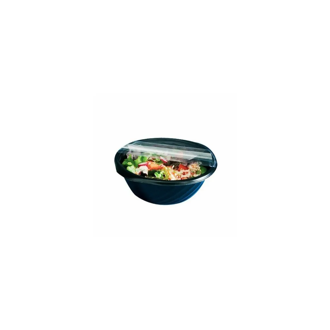 Bol plastique scellable noir 400 ml - par 600