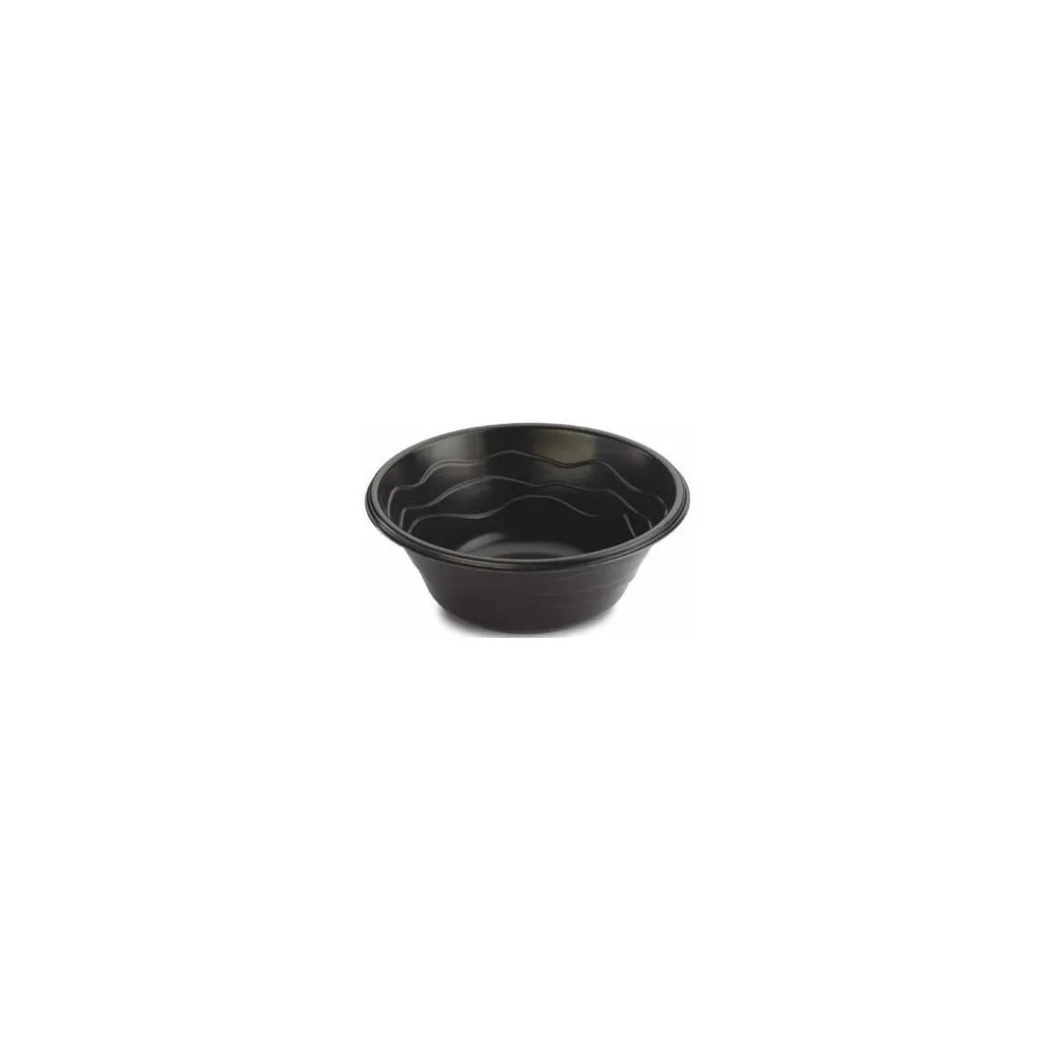 Bol rond PP noir ø 14 cm - par 20