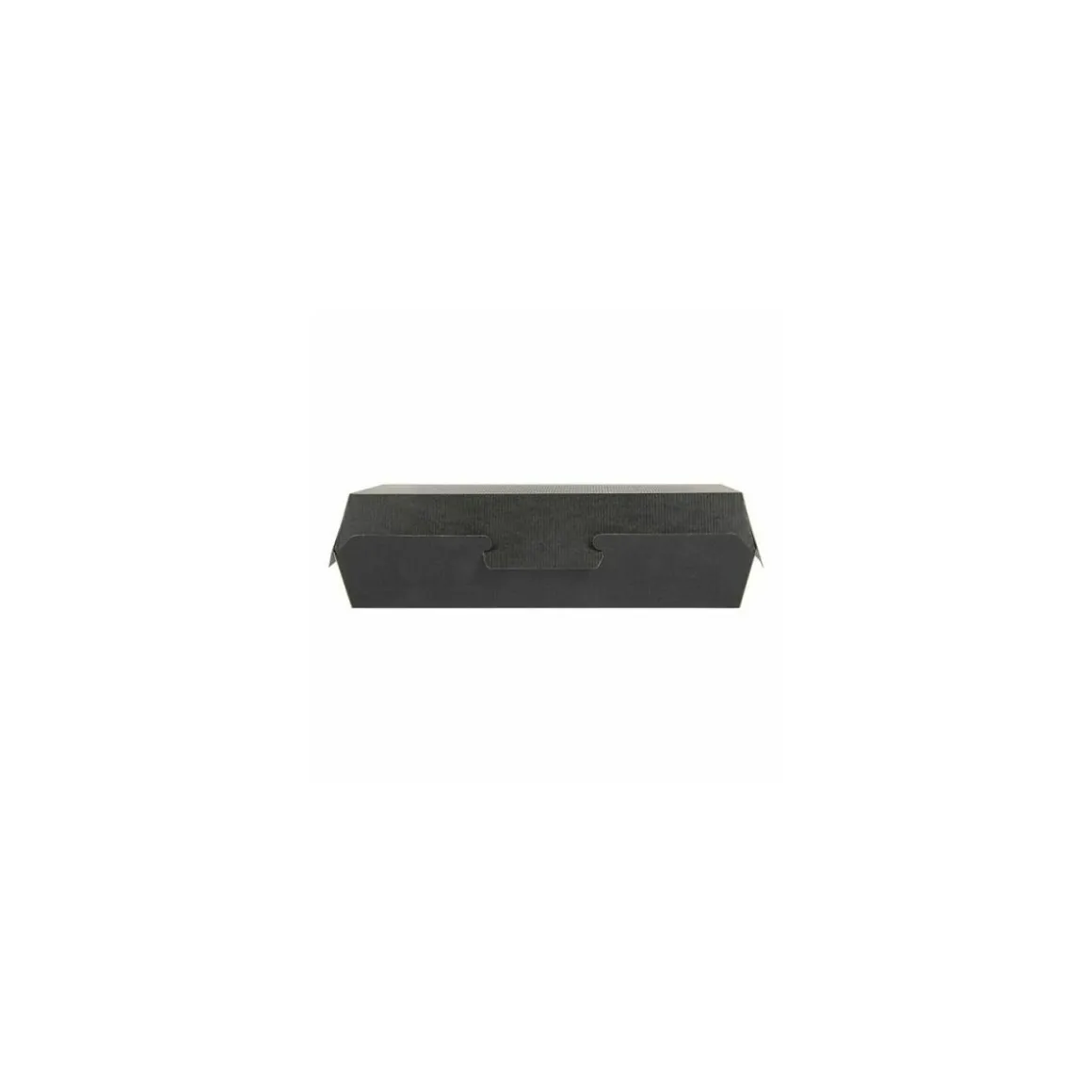 Boîte alimentaire rectangulaire kraft noir 2000 ml - par 50