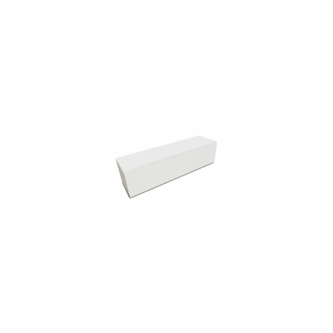 Boîte à bûche blanche 45 x 11 x 11 cm - par 25