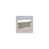 Boîte à buche carton blanc 25 x 11 x 11 cm - par 25