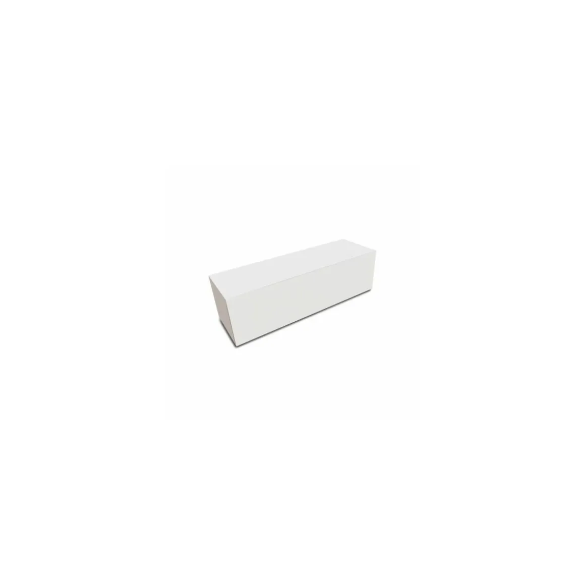 Boîte à buche carton blanc 35 x 11 x 11 cm - par 25