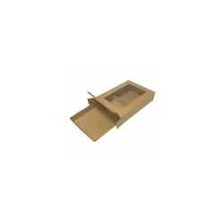 Boîte carton à fenêtre pour plateau moyen - par 50