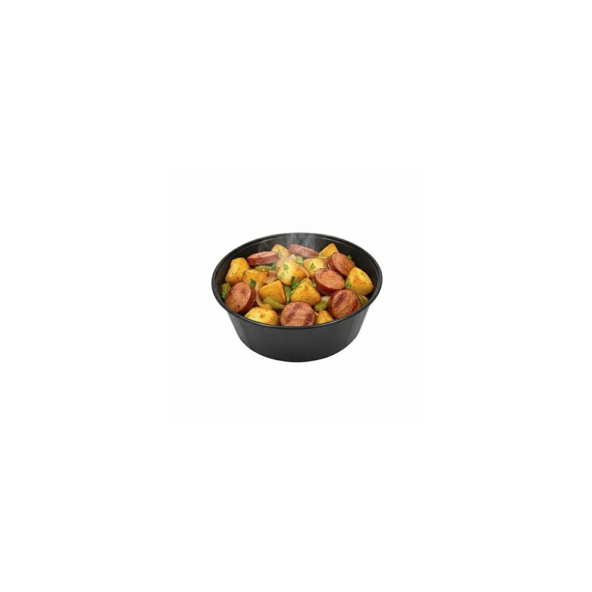 Boîte Carty ronde noire 300 ml - par 225