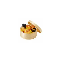Boîte en bois Naturabox + papier cuisson 15 cl - par 300