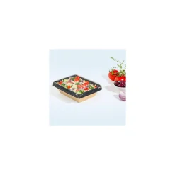 Boîte Luxifood carton kraft noir 85 cl + couvercle - par 20