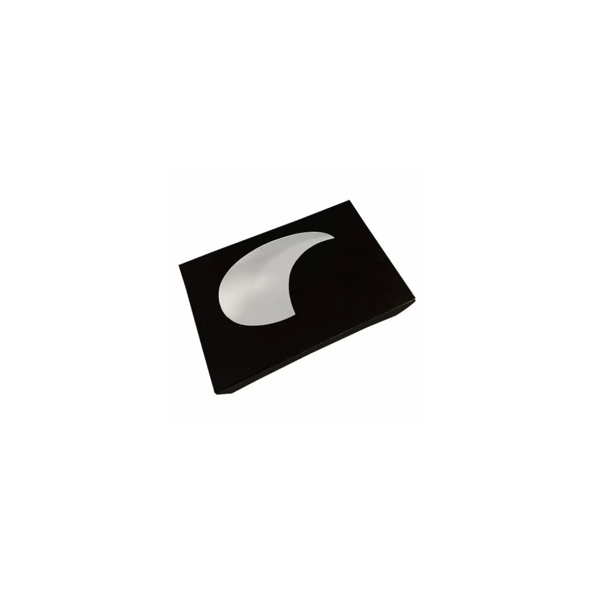 Boîte noire avec fenêtre 14 x 9,5 x 4,5 cm - par 50