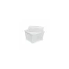 Boîte plastique transparente avec couvercle Prestipack 1500 ml - par 30