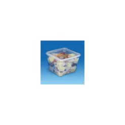 Boîte plastique transparente avec couvercle Prestipack 1500 ml - par 30