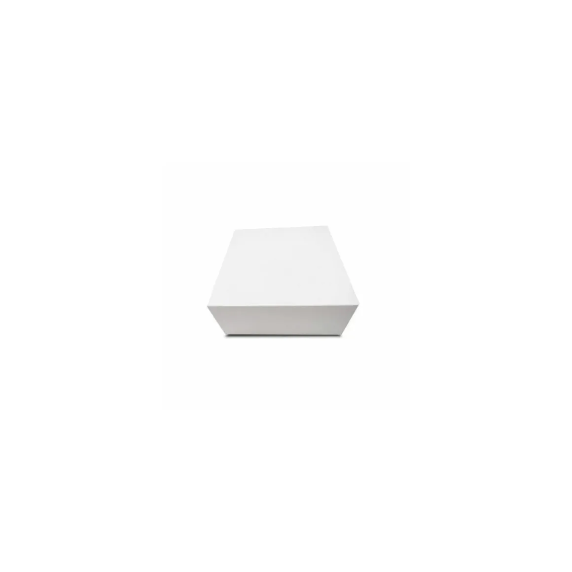 Boîte pâtissière blanche en carton 18 x 18 x 8 cm - par 50