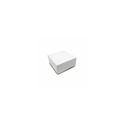 Boîte pâtissière blanche en carton 16 x 16 x 8 cm - par 50
