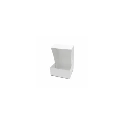 Boîte pâtissière blanche en carton 14 x 14 x 6 cm - par 50