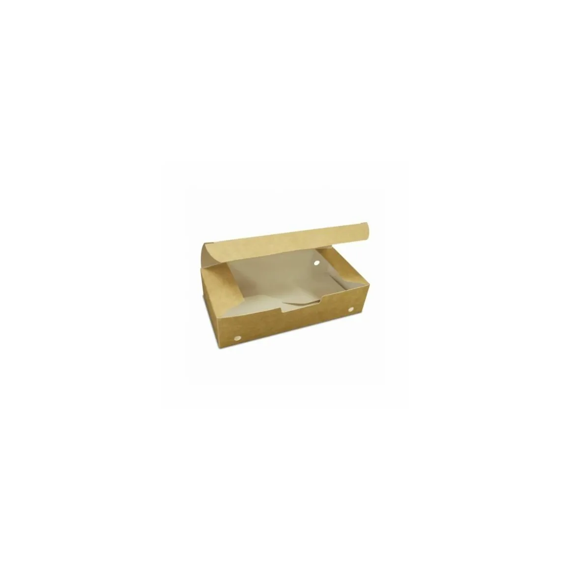 Boîte refermable kraft brun ingraissable 20 x 10 x 5 cm - par 375