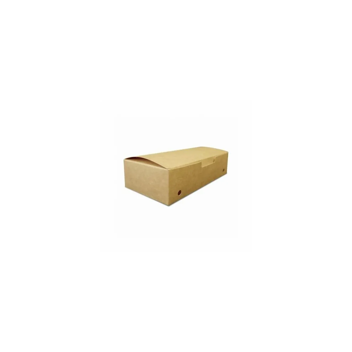 Boîte refermable kraft brun ingraissable 20 x 10 x 5 cm - par 375