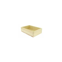 Cagette en pin naturel 30 x 20 x 8 cm