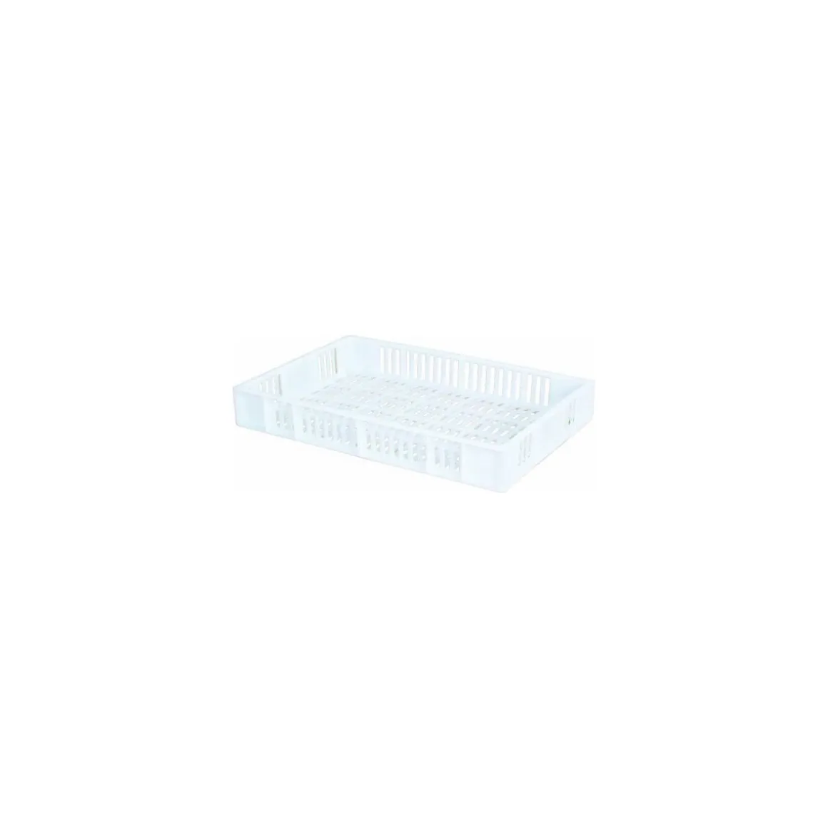 Caisse ajourée PEHD blanc 15 L