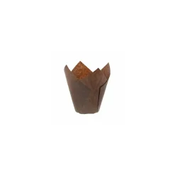 Caissette de cuisson papier brun "Tulip" 9,5 cm x 5 cm - par 200