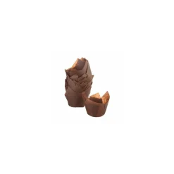 Caissette de cuisson papier brun "Tulip" 9,5 cm x 5 cm - par 200