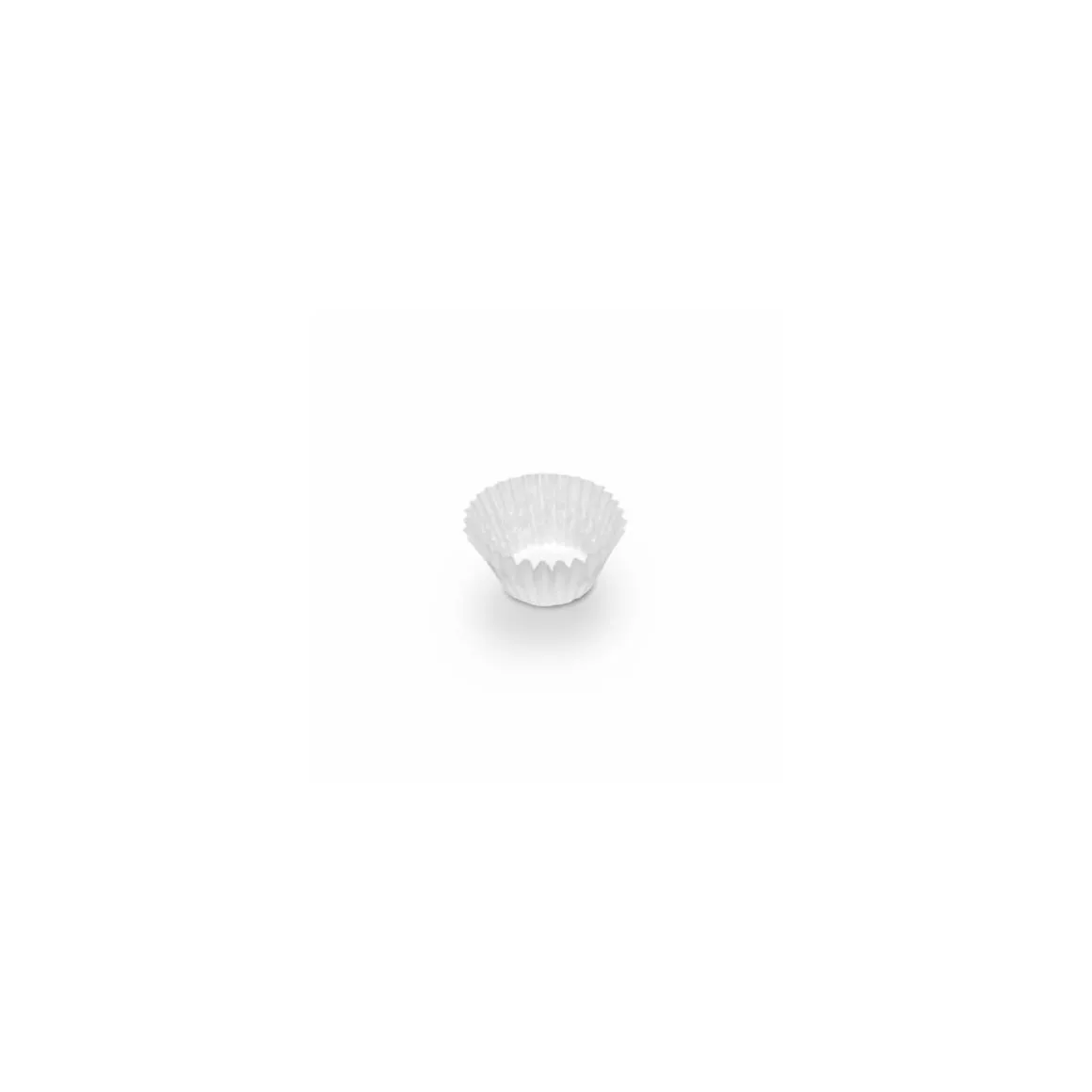 Caissette plissée blanche 2,8 x 2 cm (n°5) - par 1000
