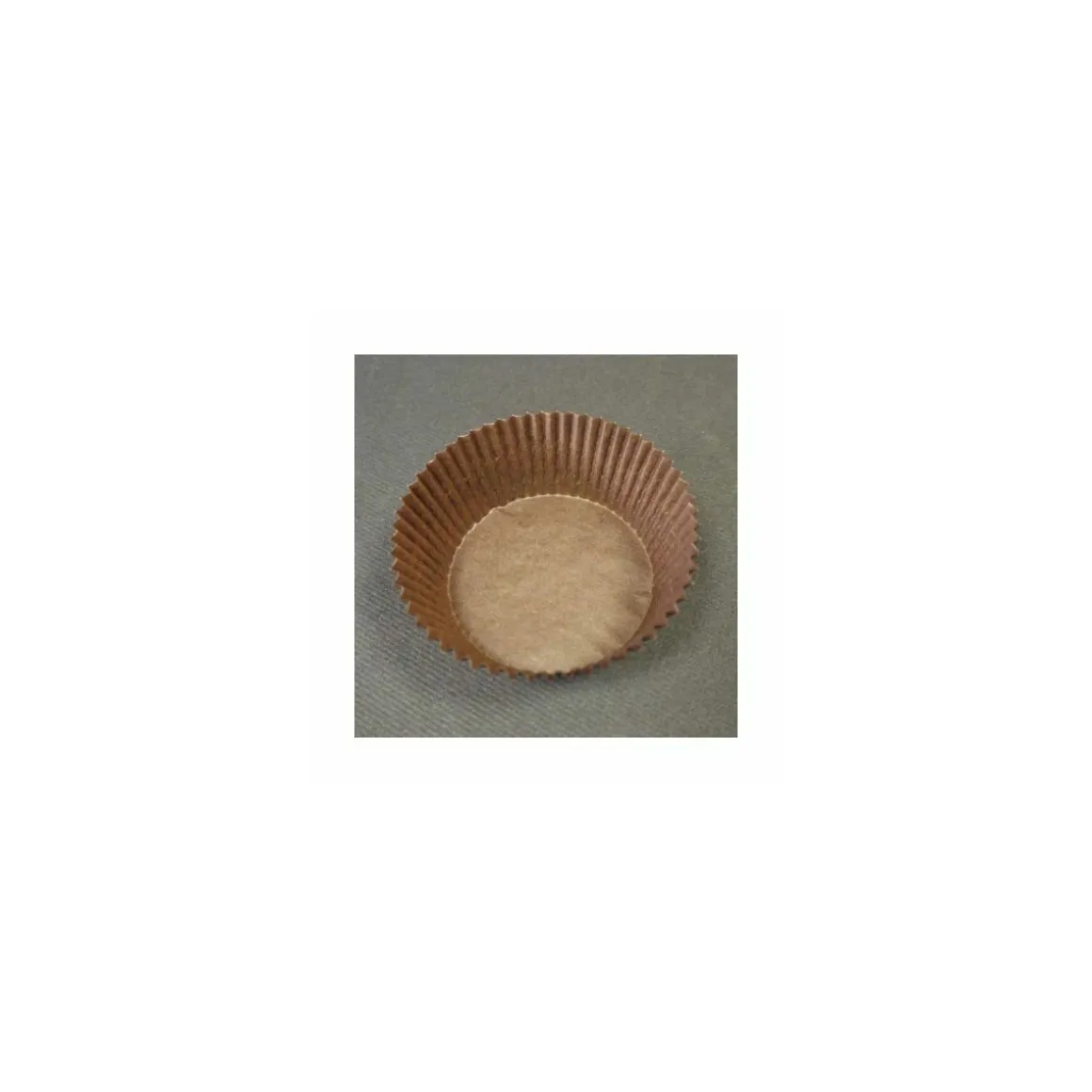 Caissette plissée brune 6,9 x 3 cm (n°1207) - par 1000