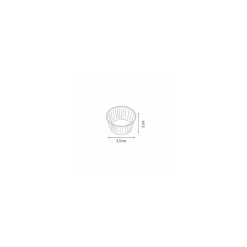 Caissette plissée décor ALIZEE 3,3 x 2 cm (n°6) - par 1000