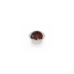 Caissette plissée ronde blanche 4,8 x 2,9 cm (n°10) - par 1000