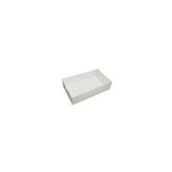 Caissette pâtissière blanche 26 x 15 x 6,5 cm - par 100