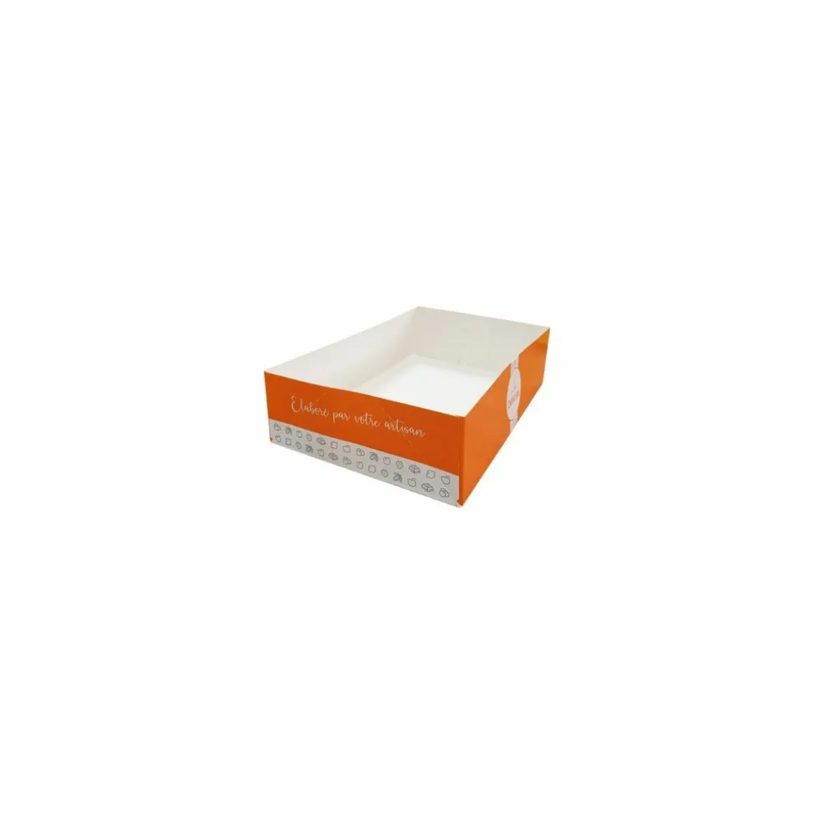 Caissette pâtissière 20 x 13 x 5 cm décor AURIOS - par 100