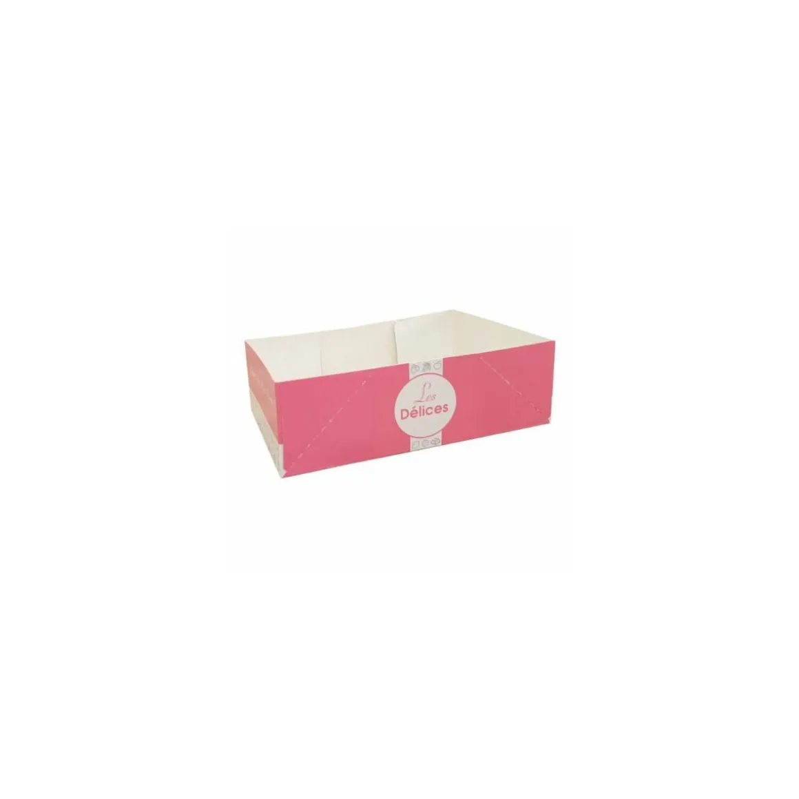 Caissette pâtissière 16 x 11 x 5 cm décor AURIOS - par 100