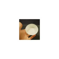 Caissette ronde plissée papier blanc ø 6 cm - par 1000