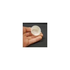Caissette ronde plissée papier blanc ø 2,5 cm - par 1000