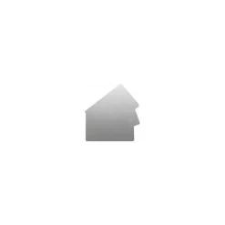 Cartes PVC argent Edikio Access Flex et Duplex 8,56 x 5,4 cm - par 100