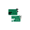 Cartes PVC vertes Edikio Access Flex et Duplex 8,56 x 5,4 cm - par 100