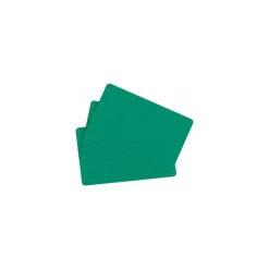 Cartes PVC vertes Edikio Access Flex et Duplex 8,56 x 5,4 cm - par 100