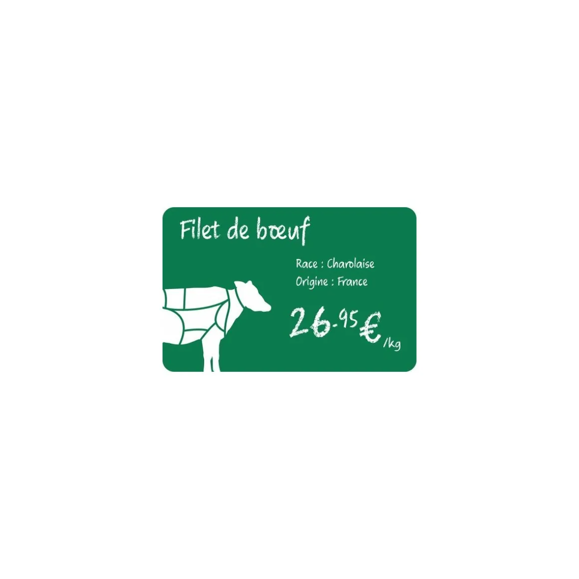 Cartes PVC vertes Edikio Access Flex et Duplex 8,56 x 5,4 cm - par 100
