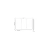 Cartes sécables PVC noires Edikio Access Flex et Duplex 8,56 x 5,4 cm - par 100
