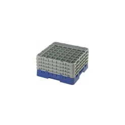 Casier 49 verres PP bleu marine Ø 6,2 cm H 21,5 cm