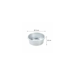 Cassolette aluminium lisse 44 cl - par 110