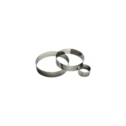 Cercle à mousse inox ø 5 x 4 cm