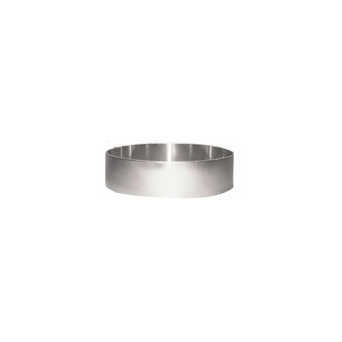 Cercle à mousse inox ø 8 x 4,5 cm
