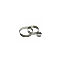 Cercle à mousse inox ø 7,5 x 4 cm