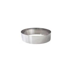 Cercle à vacherin inox ø 22 x 6 cm
