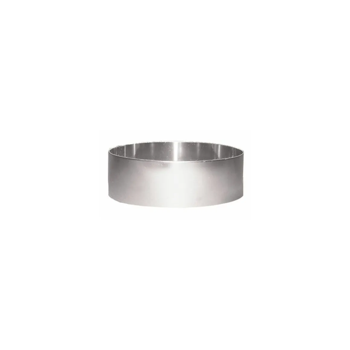 Cercle à vacherin inox ø 20 x 6 cm