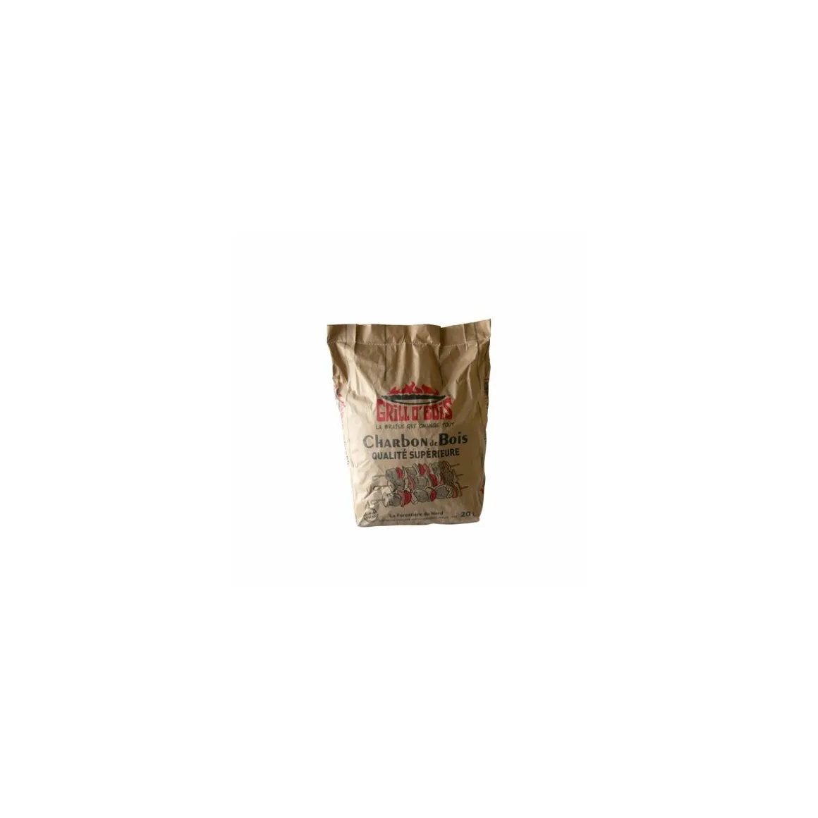 Charbon de bois Grill O Bois qualité supérieure 20 L