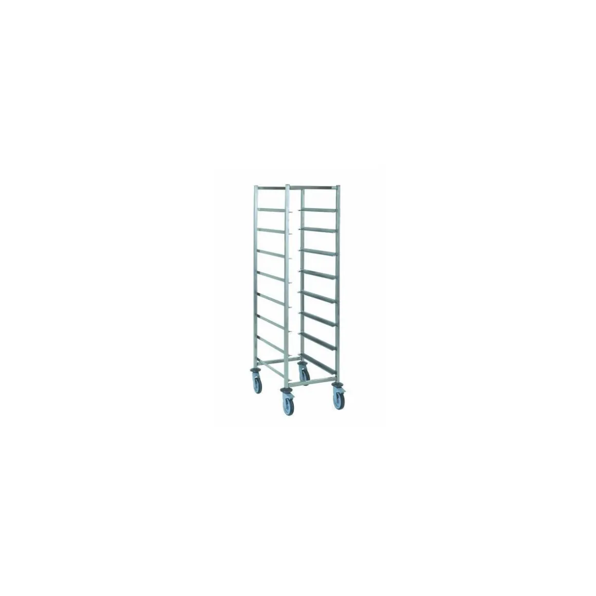 Chariot pour casier à vaisselle 8 niveaux 63 x 63 x 178,5 cm