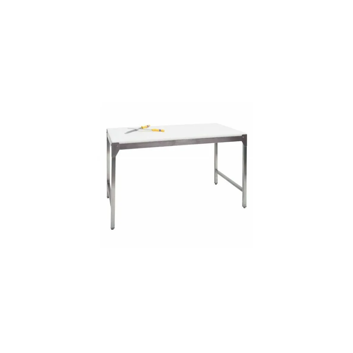 Chassis de table simple inox 200 x 70 x 90 cm