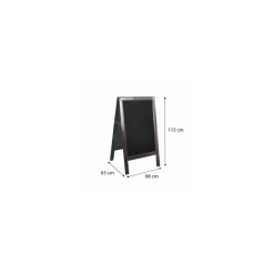 Chevalet bois authentique 115 x 65 cm