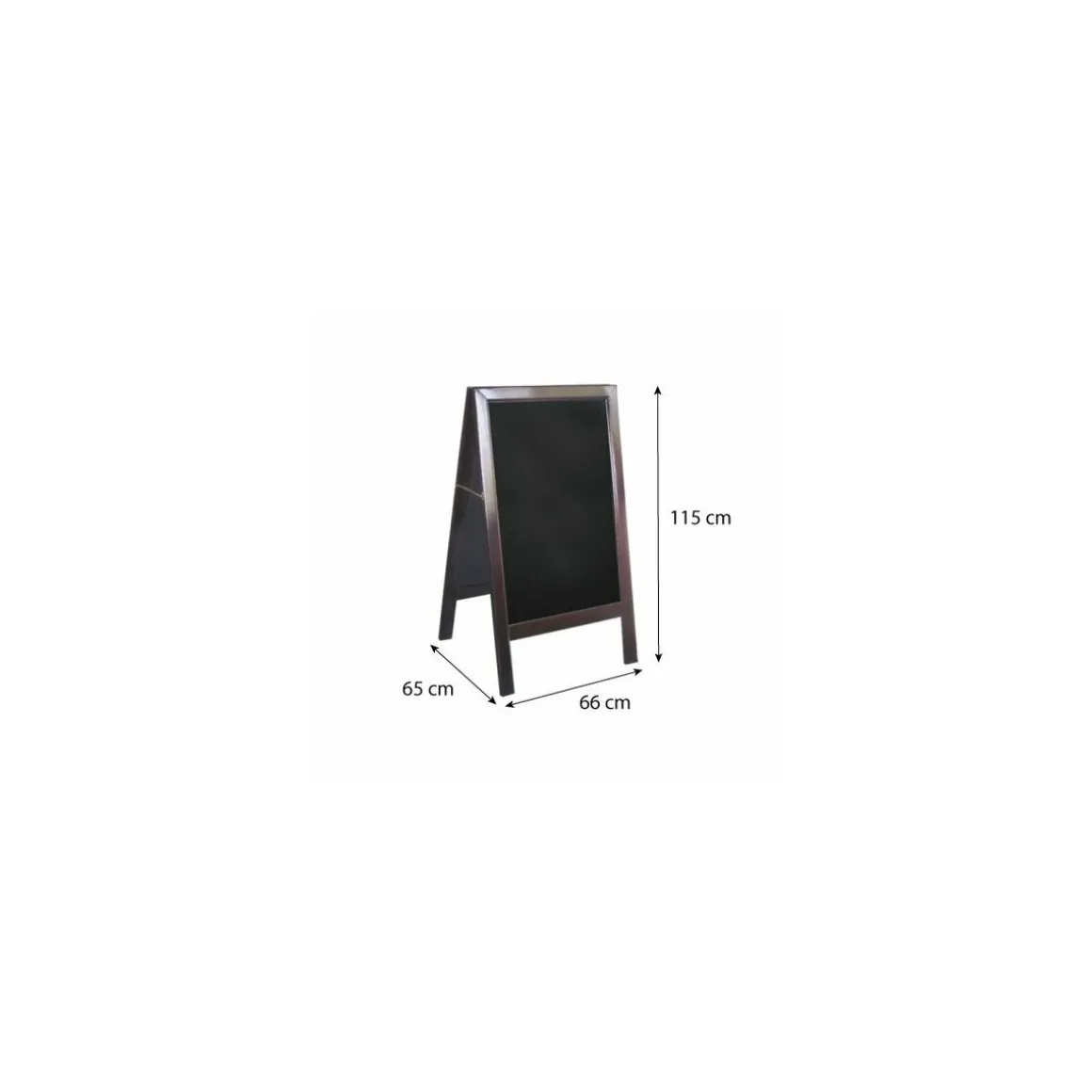 Chevalet bois authentique 115 x 65 cm