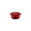 Cocotte fonte signature ovale cerise Le Creuset ø 40 cm